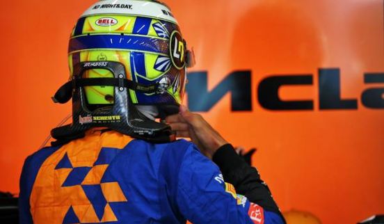 lando norris valentino rossi helmet