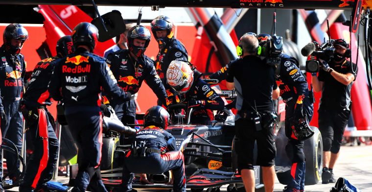 Verstappen had to retire due to a problem with his Honda engine