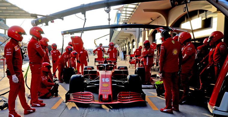 New air intake spotted on 2021 Ferrari car