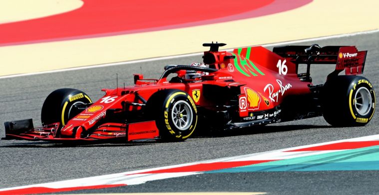 The best images from Ferrari and Haas during filming day Bahrain