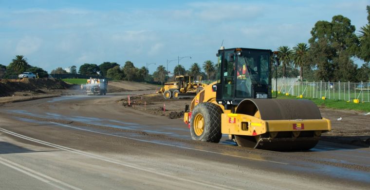 In Pictures: The work on the Albert Park circuit
