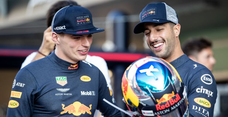 Ricciardo on being Verstappen's teammate: 'We didn't give each other any space'