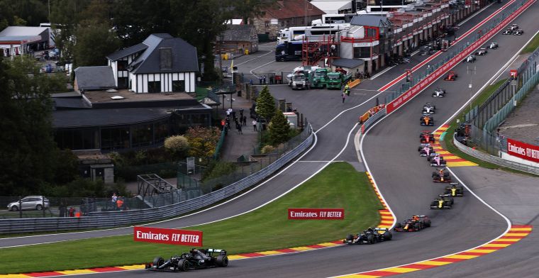 Bizarre Footage Spa Francorchamps Turned Into A Swirling River