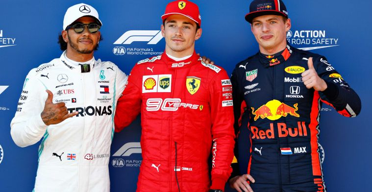 Leclerc thinks Verstappen is more aggressive than Hamilton: 'Always on the limit'.