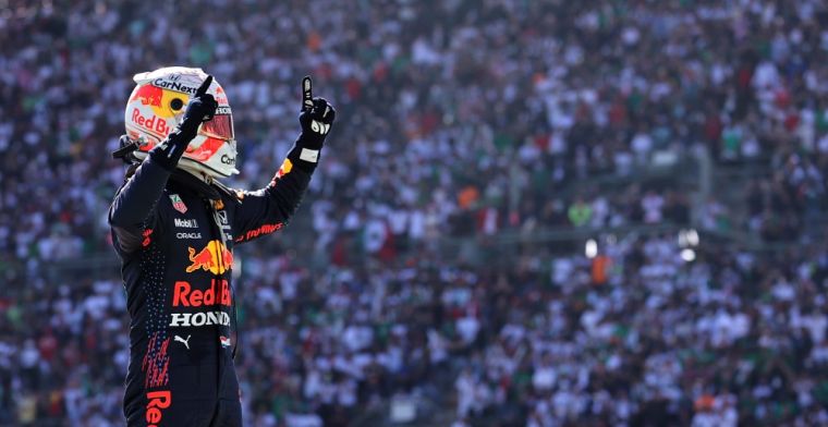 Verstappen pakt met overwinning Mexico een record af van Senna