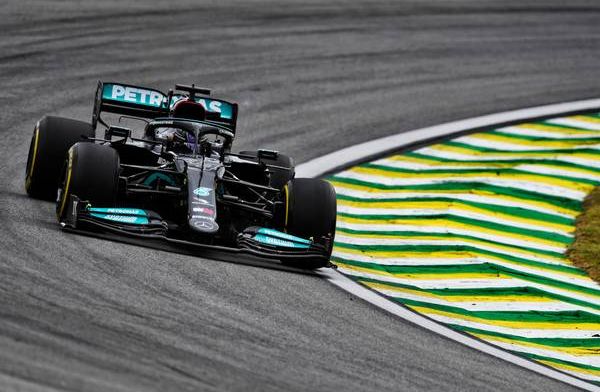 Hamilton secures pole position for the sprint race in Brazil, Verstappen P2