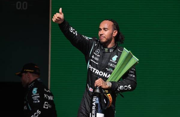 Hamilton reacts to turn four drama: It's a racing incident