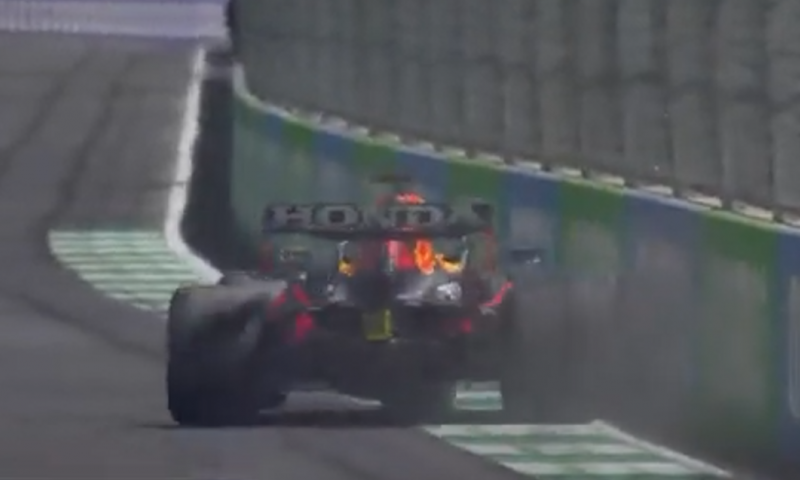 Verstappen hits the wall and misses out on pole 