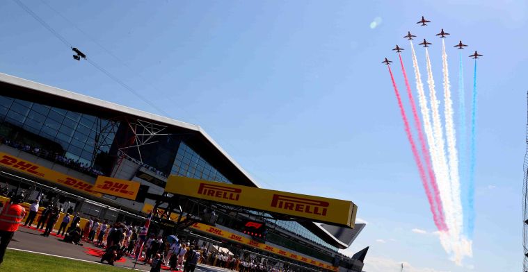 Despite ban on fighter jets, Red Arrows are welcome at Silverstone