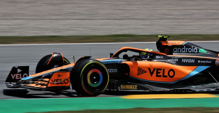 McLaren driver Norris balks at penalty: 'I need to be first'