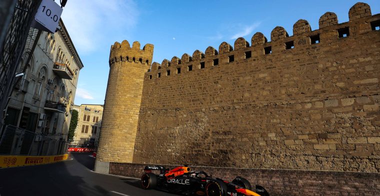Start times FP3 and qualifying adjusted due to track repairs in Baku