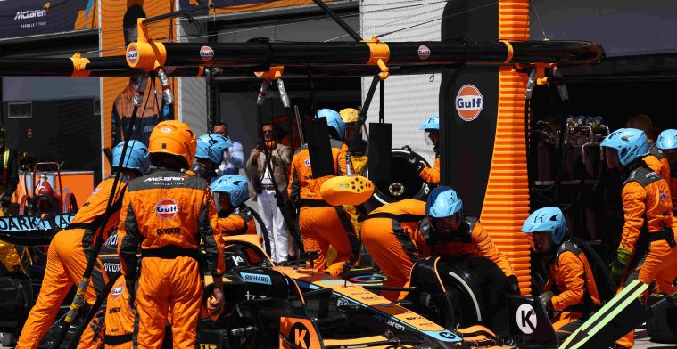 McLaren goes horribly wrong at pit stop after 'operational problem'