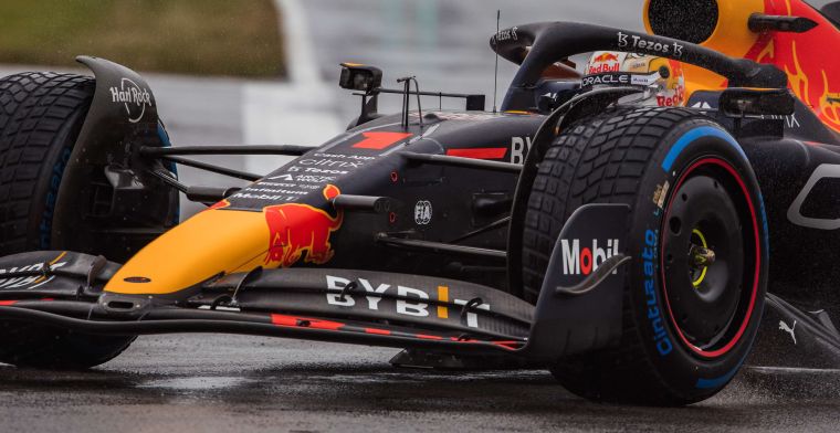 F1-kwalificaties in de regen | Perez kan Verstappen geen tegenstand bieden