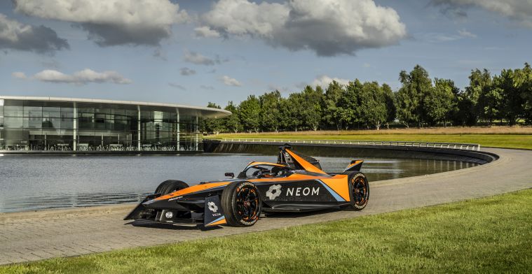 NEOM McLaren XE reveals first images of new Formula E car