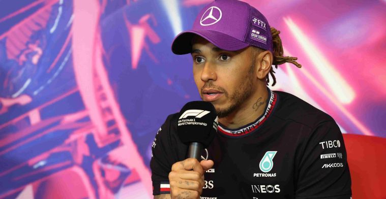 Hamilton's first reaction to Piquet's racist remark