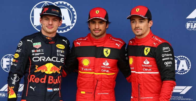 Final starting grid British GP | Sainz and Verstappen on front row
